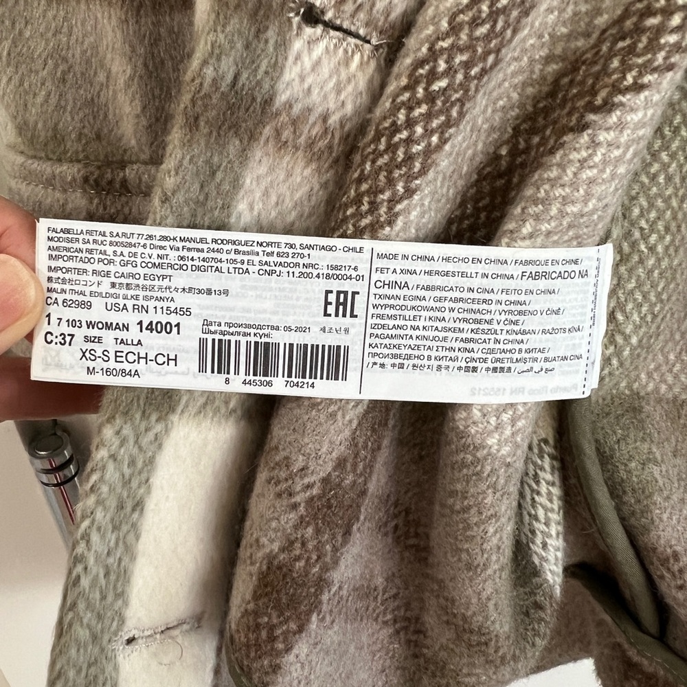 MANGO Oversized Shacket - Picture 9 of 10